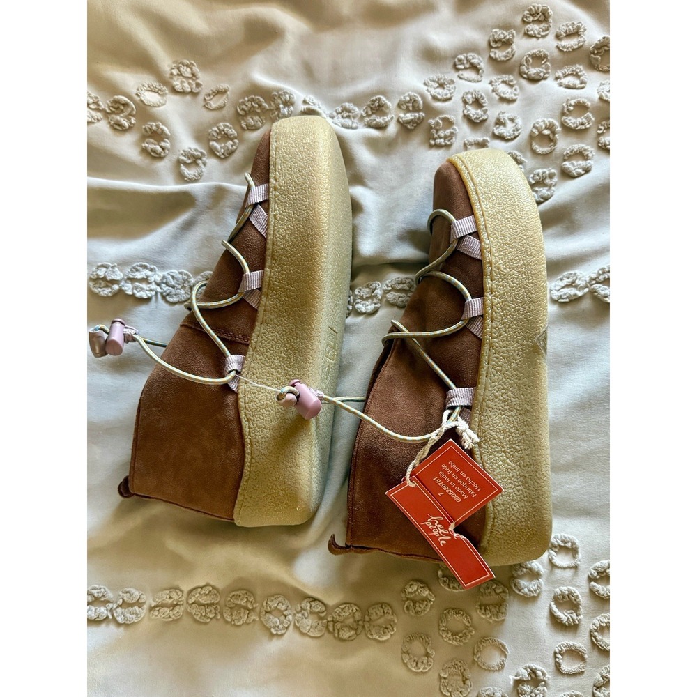 Free People Ladies Snowdrop Micro Genuine Shearling Boot Size 7 NWT $168 - Picture 6 of 9